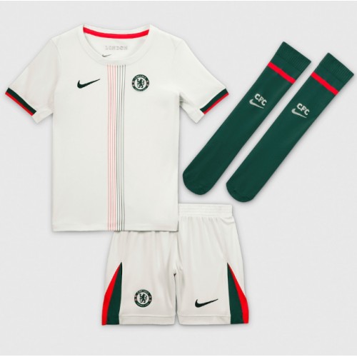 Chelsea Christopher Nkunku #18 Dětské Venkovní Dres 2025-26 Krátký Rukáv (+ trenýrky)