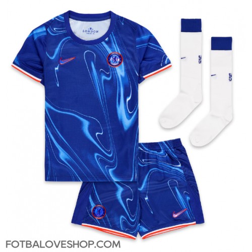 Chelsea Enzo Fernandez #8 Dětské Domácí Dres 2024-25 Krátký Rukáv (+ trenýrky)