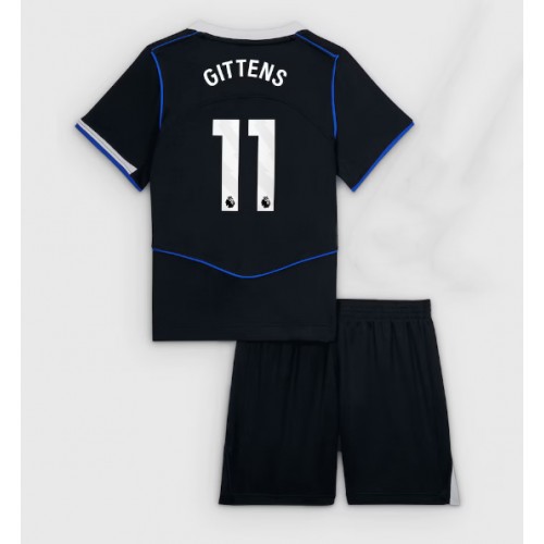 Chelsea Jamie Gittens #11 Dětské Alternativní Dres 2025-26 Krátký Rukáv (+ trenýrky)