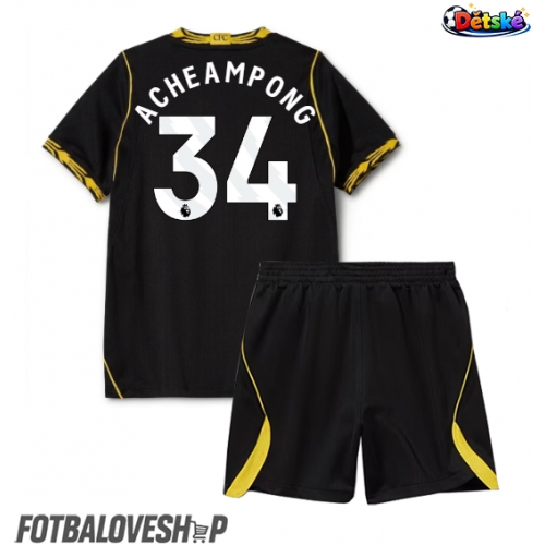 Chelsea Josh Acheampong #34 Dětské Venkovní Dres 2026-27 Krátký Rukáv (+ trenýrky)