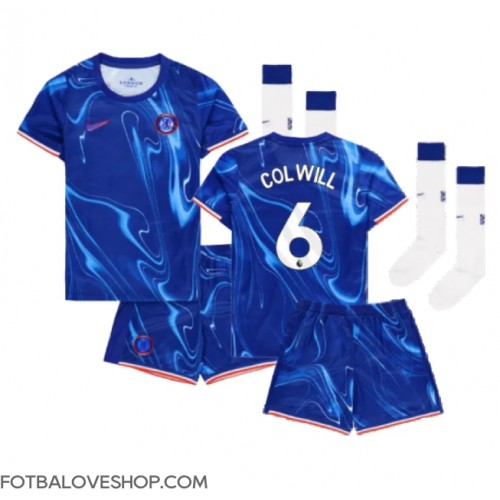 Chelsea Levi Colwill #6 Dětské Domácí Dres 2024-25 Krátký Rukáv (+ trenýrky)