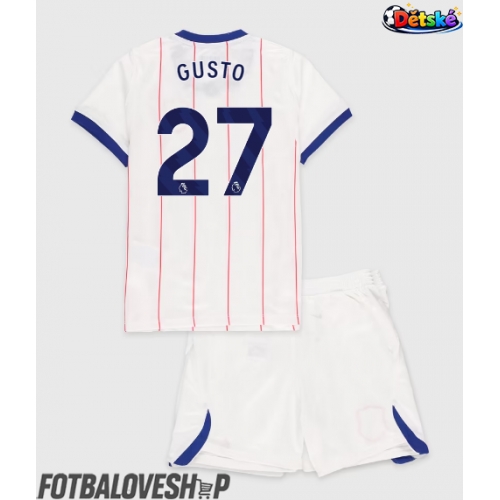 Chelsea Malo Gusto #27 Dětské Alternativní Dres 2026-27 Krátký Rukáv (+ trenýrky)