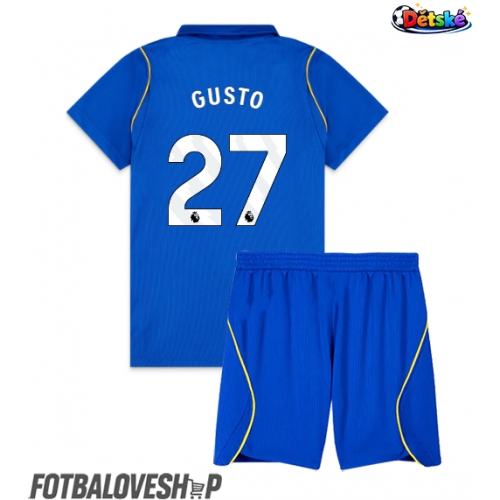Chelsea Malo Gusto #27 Dětské Domácí Dres 2026-27 Krátký Rukáv (+ trenýrky)