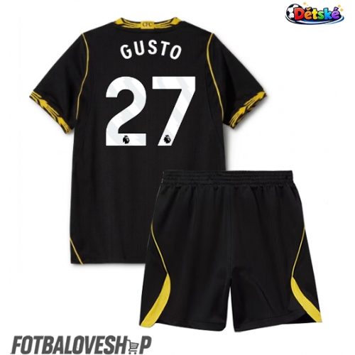 Chelsea Malo Gusto #27 Dětské Venkovní Dres 2026-27 Krátký Rukáv (+ trenýrky)
