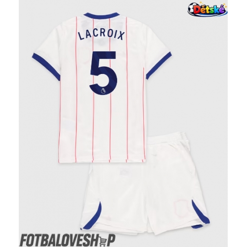 Chelsea Maxence Lacroix #5 Dětské Alternativní Dres 2026-27 Krátký Rukáv (+ trenýrky)