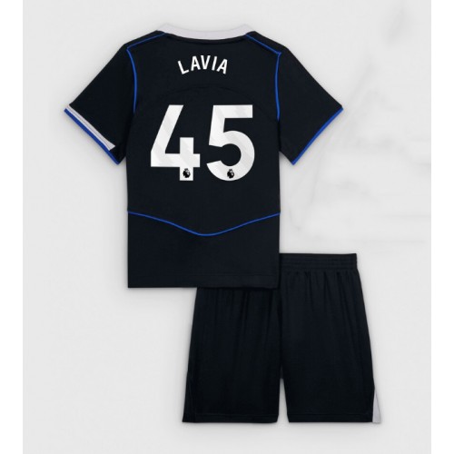 Chelsea Romeo Lavia #45 Dětské Alternativní Dres 2025-26 Krátký Rukáv (+ trenýrky)