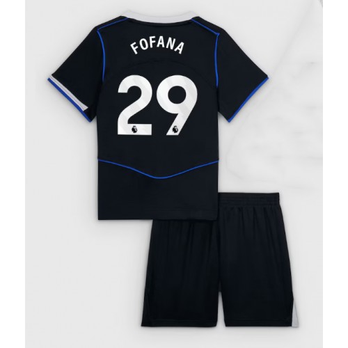 Chelsea Wesley Fofana #29 Dětské Alternativní Dres 2025-26 Krátký Rukáv (+ trenýrky)