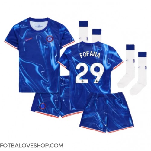 Chelsea Wesley Fofana #29 Dětské Domácí Dres 2024-25 Krátký Rukáv (+ trenýrky)