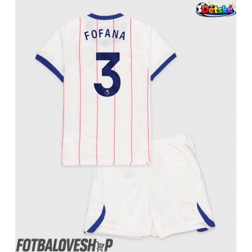 Chelsea Wesley Fofana #3 Dětské Alternativní Dres 2026-27 Krátký Rukáv (+ trenýrky)