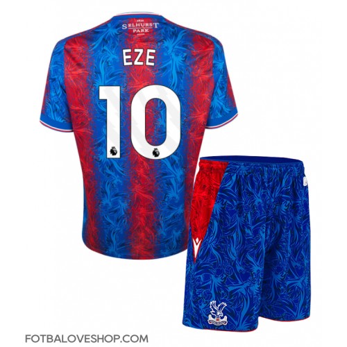 Crystal Palace Eberechi Eze #10 Dětské Domácí Dres 2024-25 Krátký Rukáv (+ trenýrky)