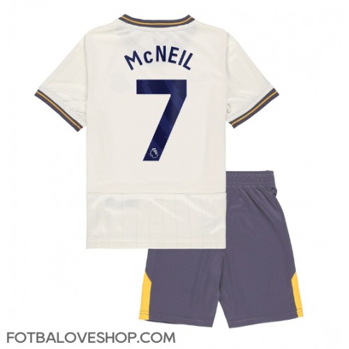 Everton Dwight McNeil #7 Dětské Alternativní Dres 2024-25 Krátký Rukáv (+ trenýrky)