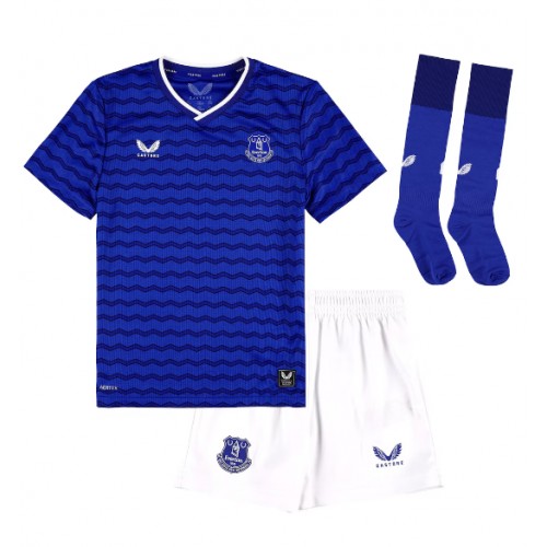 Everton Jack Grealish #18 Dětské Domácí Dres 2025-26 Krátký Rukáv (+ trenýrky)