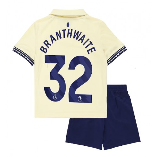 Everton Jarrad Branthwaite #32 Dětské Venkovní Dres 2025-26 Krátký Rukáv (+ trenýrky)