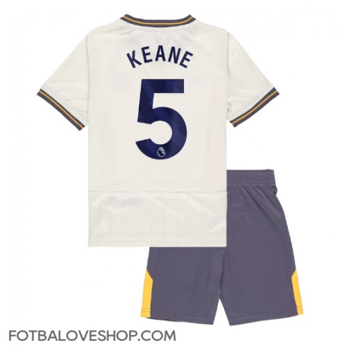 Everton Michael Keane #5 Dětské Alternativní Dres 2024-25 Krátký Rukáv (+ trenýrky)