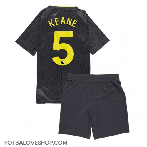 Everton Michael Keane #5 Dětské Venkovní Dres 2024-25 Krátký Rukáv (+ trenýrky)