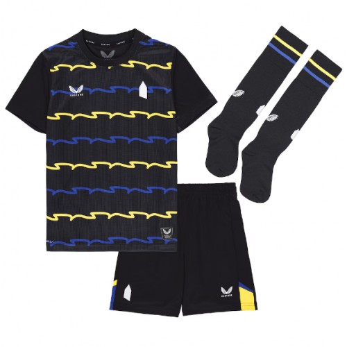 Everton Vitaliy Mykolenko #16 Dětské Alternativní Dres 2025-26 Krátký Rukáv (+ trenýrky)
