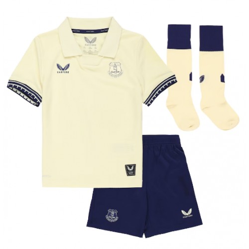 Everton Vitaliy Mykolenko #16 Dětské Venkovní Dres 2025-26 Krátký Rukáv (+ trenýrky)
