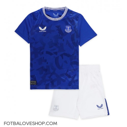 Everton Vitaliy Mykolenko #19 Dětské Domácí Dres 2024-25 Krátký Rukáv (+ trenýrky)