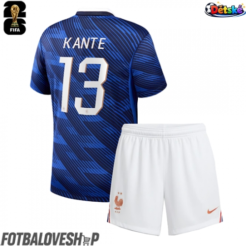 Francie Kante #13 Dětské Domácí Dres MS 2026 Krátký Rukáv (+ trenýrky)