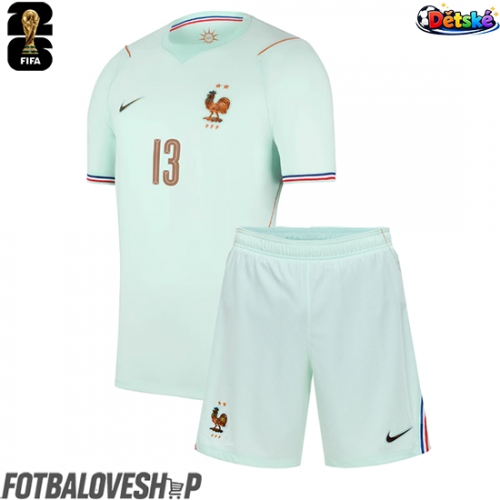 Francie Kante #13 Dětské Venkovní Dres MS 2026 Krátký Rukáv (+ trenýrky)