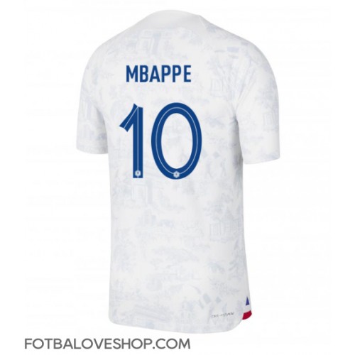 Francie Kylian Mbappe #10 Venkovní Dres MS 2022 Krátký Rukáv