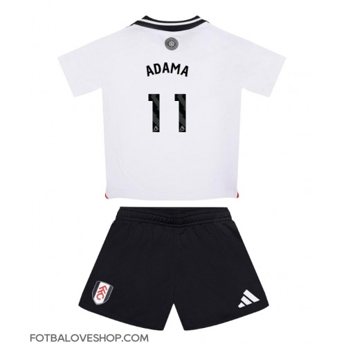 Fulham Adama Traore #11 Dětské Domácí Dres 2024-25 Krátký Rukáv (+ trenýrky)