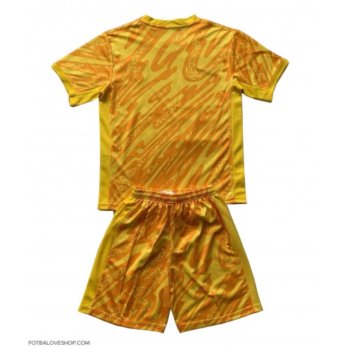 Holandsko Brankářské Dětské Venkovní Dres ME 2024 Krátký Rukáv (+ trenýrky)