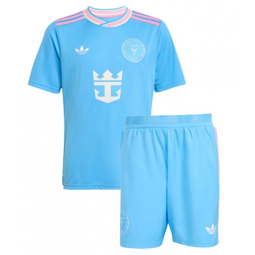 Inter Miami Lionel Messi #10 Dětské Alternativní Dres 2025-26 Krátký Rukáv (+ trenýrky)