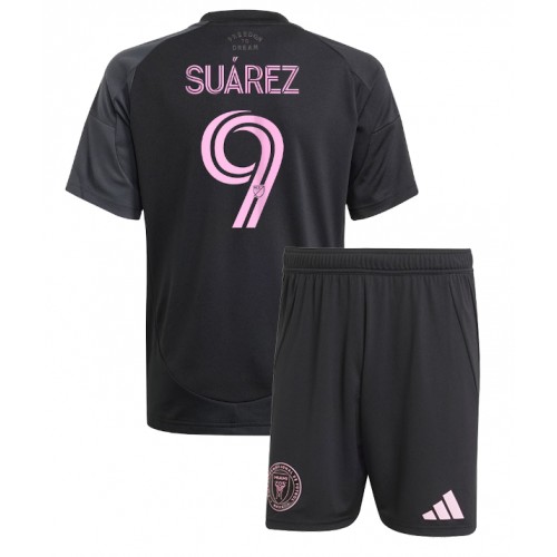 Inter Miami Luis Suarez #9 Dětské Venkovní Dres 2025-26 Krátký Rukáv (+ trenýrky)