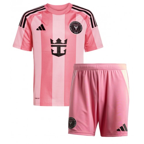 Inter Miami Rodrigo De Paul #7 Dětské Domácí Dres 2025-26 Krátký Rukáv (+ trenýrky)