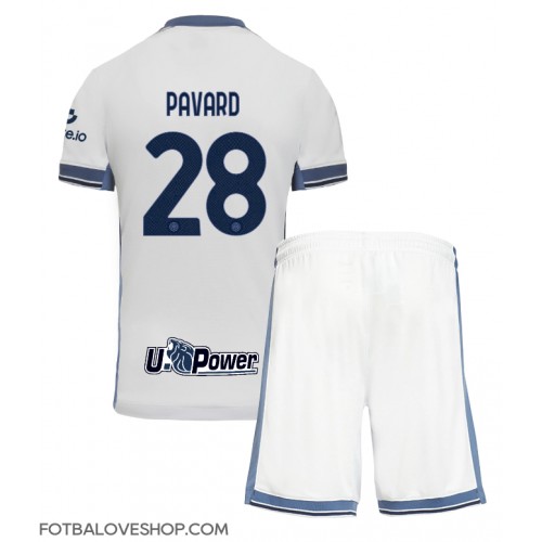Inter Milan Benjamin Pavard #28 Dětské Venkovní Dres 2024-25 Krátký Rukáv (+ trenýrky)