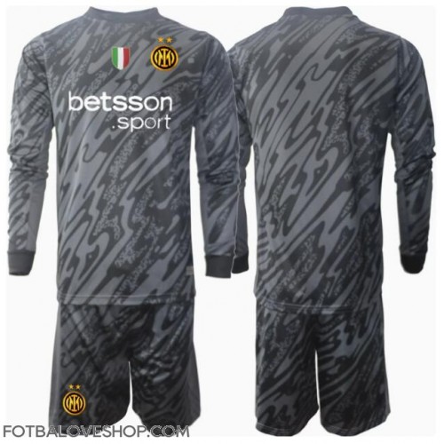 Inter Milan Brankářské Dětské Alternativní Dres 2024-25 Dlouhý Rukáv (+ trenýrky)