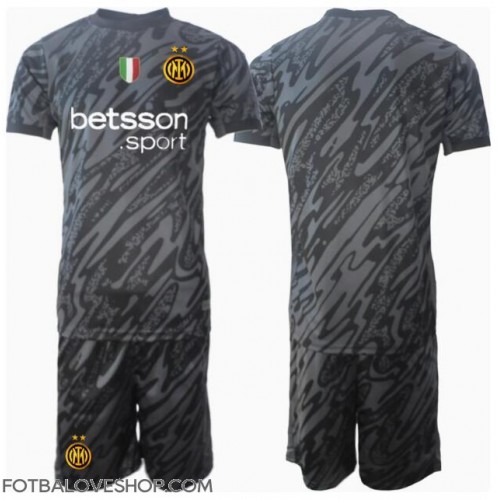 Inter Milan Brankářské Dětské Alternativní Dres 2024-25 Krátký Rukáv (+ trenýrky)