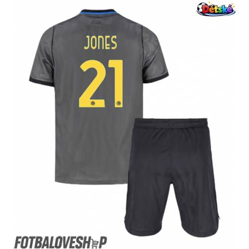 Inter Milan Curtis Jones #21 Dětské Alternativní Dres 2026-27 Krátký Rukáv (+ trenýrky)