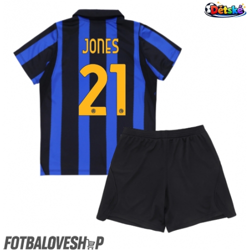 Inter Milan Curtis Jones #21 Dětské Domácí Dres 2026-27 Krátký Rukáv (+ trenýrky)
