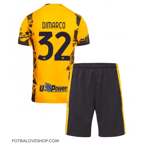 Inter Milan Federico Dimarco #32 Dětské Alternativní Dres 2024-25 Krátký Rukáv (+ trenýrky)