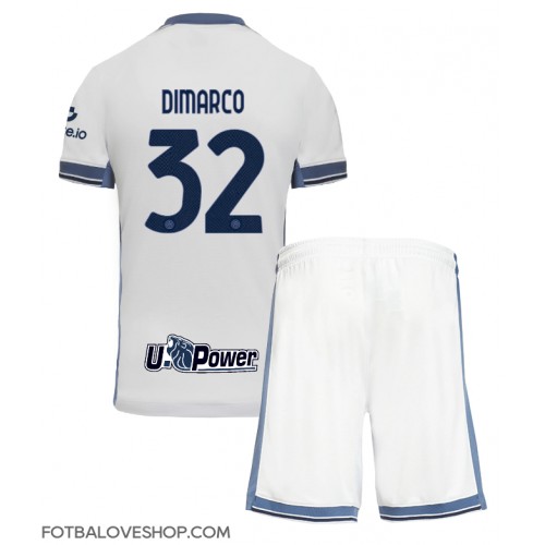 Inter Milan Federico Dimarco #32 Dětské Venkovní Dres 2024-25 Krátký Rukáv (+ trenýrky)