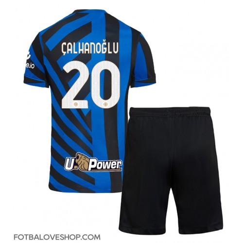 Inter Milan Hakan Calhanoglu #20 Dětské Domácí Dres 2024-25 Krátký Rukáv (+ trenýrky)