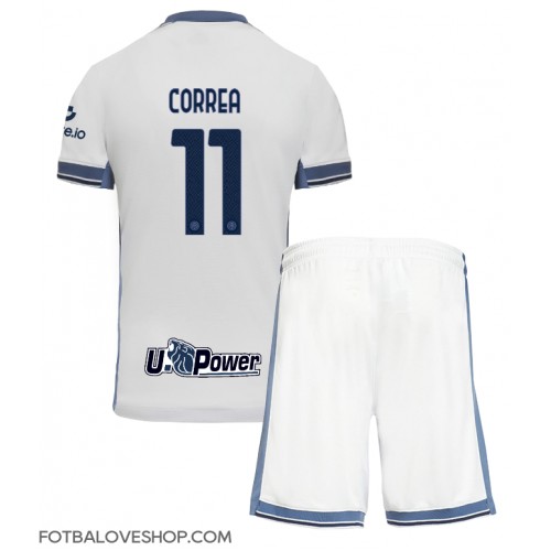 Inter Milan Joaquin Correa #11 Dětské Venkovní Dres 2024-25 Krátký Rukáv (+ trenýrky)