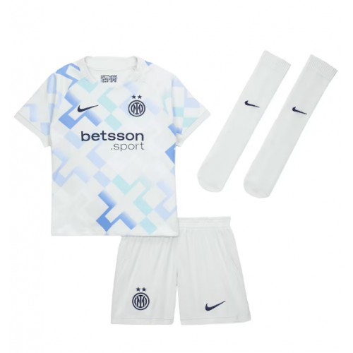 Inter Milan Piotr Zielinski #7 Dětské Venkovní Dres 2025-26 Krátký Rukáv (+ trenýrky)