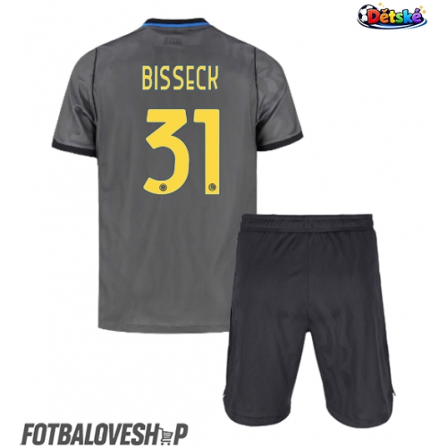 Inter Milan Yann Bisseck #31 Dětské Alternativní Dres 2026-27 Krátký Rukáv (+ trenýrky)