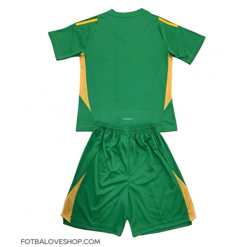 Itálie Brankářské Dětské Venkovní Dres ME 2024 Krátký Rukáv (+ trenýrky)