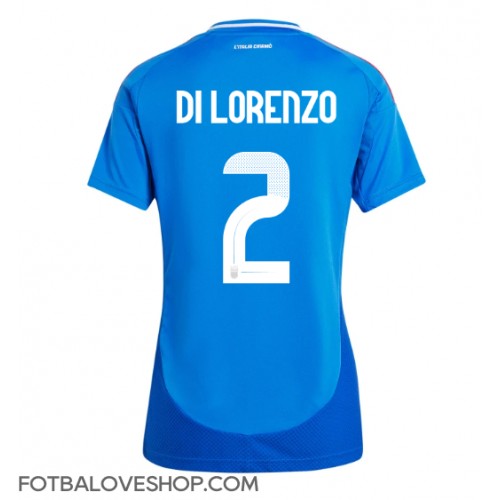 Itálie Giovanni Di Lorenzo #2 Dámské Domácí Dres ME 2024 Krátký Rukáv