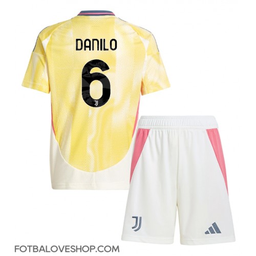 Juventus Danilo Luiz #6 Dětské Venkovní Dres 2024-25 Krátký Rukáv (+ trenýrky)