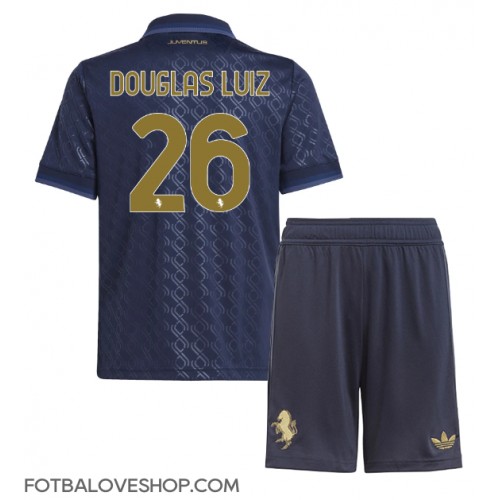 Juventus Douglas Luiz #26 Dětské Alternativní Dres 2024-25 Krátký Rukáv (+ trenýrky)