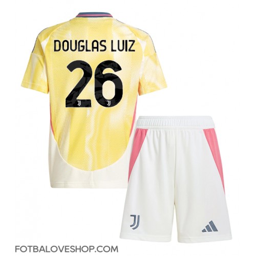 Juventus Douglas Luiz #26 Dětské Venkovní Dres 2024-25 Krátký Rukáv (+ trenýrky)