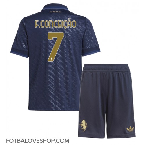Juventus Francisco Conceicao #7 Dětské Alternativní Dres 2024-25 Krátký Rukáv (+ trenýrky)