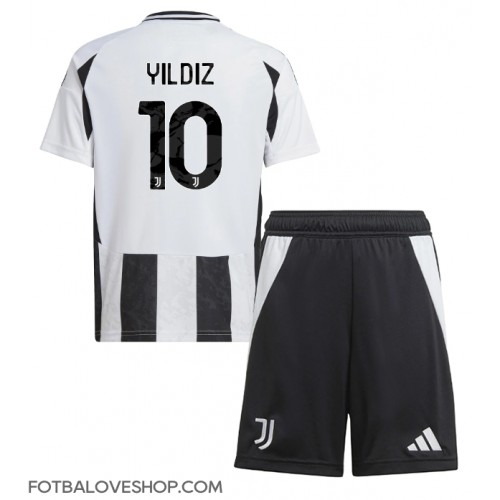 Juventus Kenan Yildiz #10 Dětské Domácí Dres 2024-25 Krátký Rukáv (+ trenýrky)