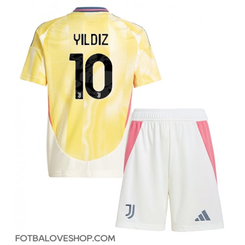 Juventus Kenan Yildiz #10 Dětské Venkovní Dres 2024-25 Krátký Rukáv (+ trenýrky)