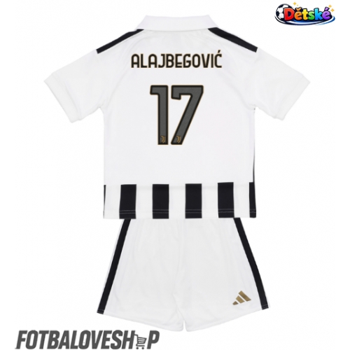 Juventus Kerim Alajbegovic #17 Dětské Domácí Dres 2026-27 Krátký Rukáv (+ trenýrky)